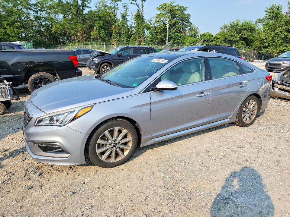 HYUNDAI SONATA 2016 with VIN 5NPE34AF3GH434837 - Photo from auction