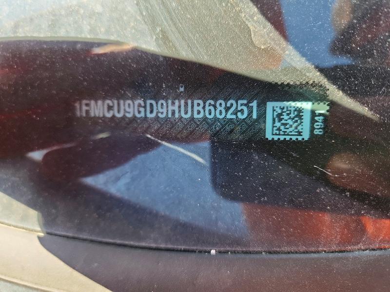 Photo 14 from auction – 2017 FORD ESCAPE with VIN 1FMCU9GD9HUB68251