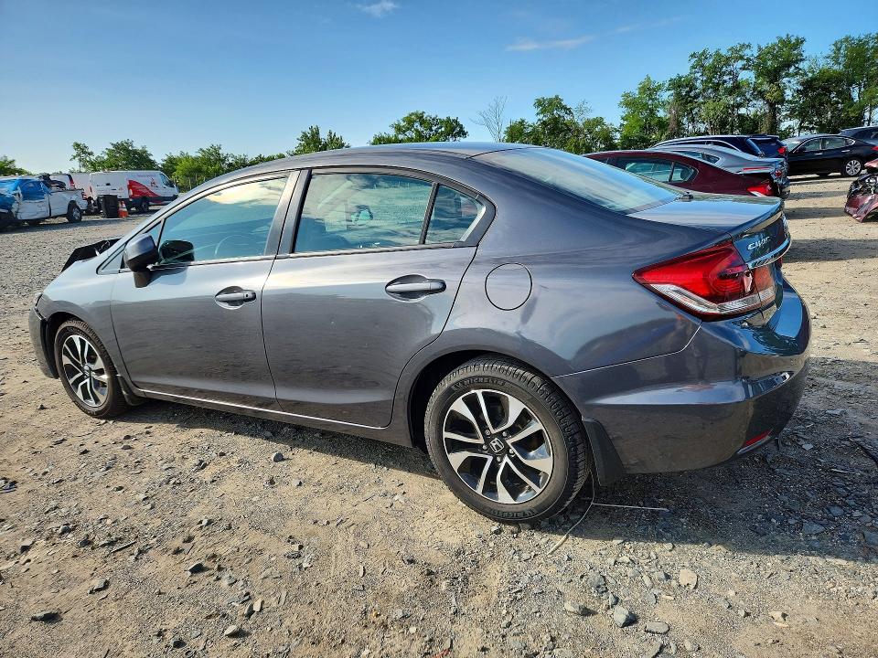 Photo 2 from auction – 2013 HONDA CIVIC with VIN 19XFB2F88DE239662