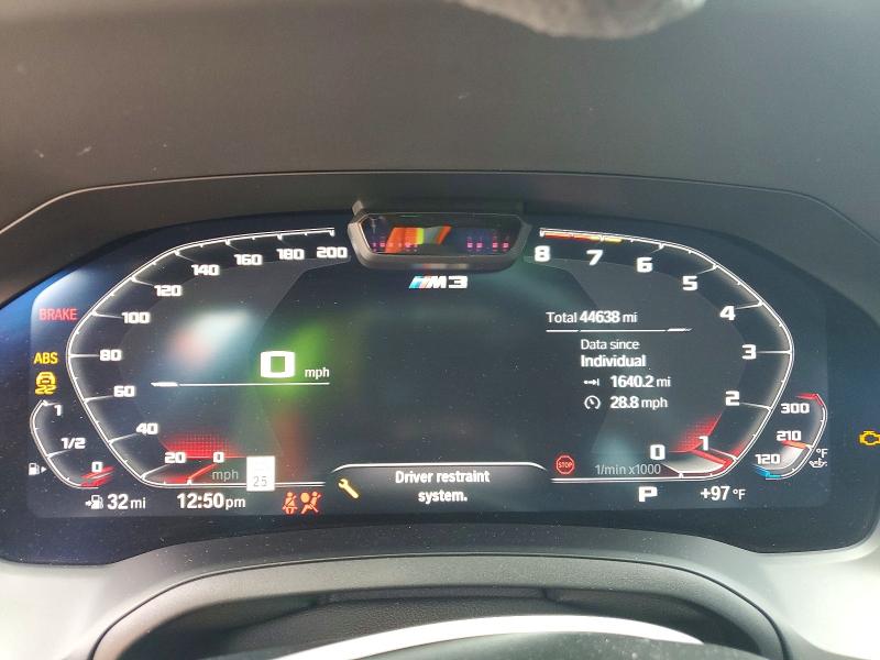 Photo 9 from auction – 2022 BMW M3 with VIN WBS33AY05NFM50643