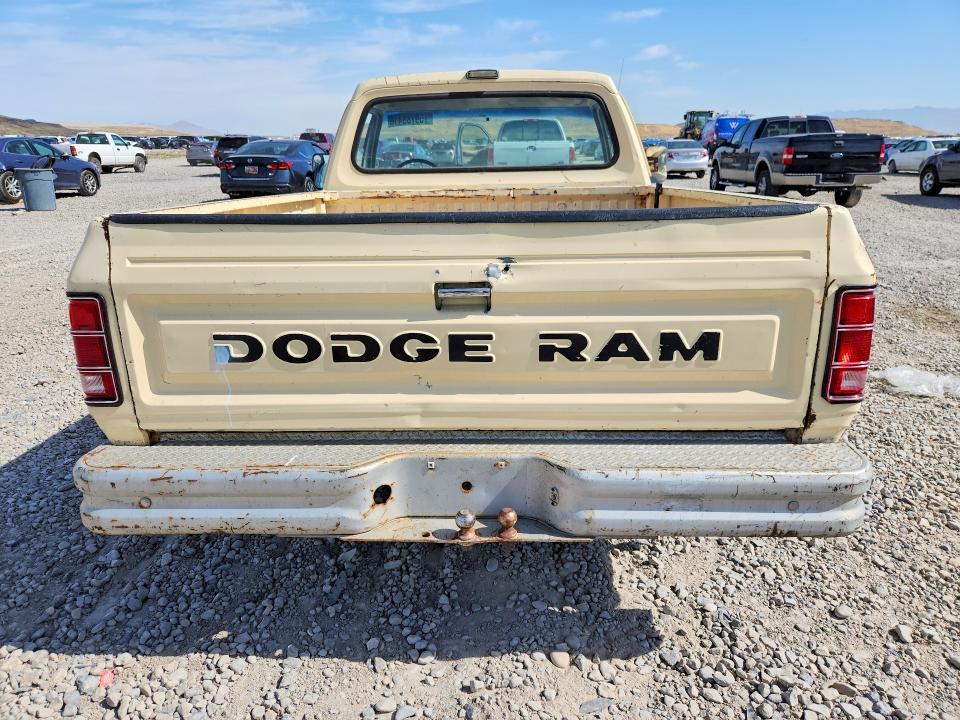 Photo 6 from auction – 1987 DODGE D-SERIES with VIN 1B7FD14T1HS457392