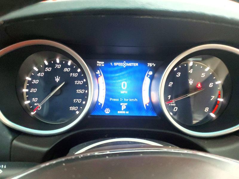 Photo 9 from auction – 2014 MASERATI GHIBLI with VIN ZAM57RTA8E1086634