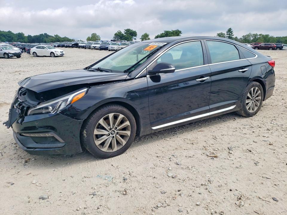 HYUNDAI SONATA 2017 with VIN 5NPE34AF6HH511511 - Photo from auction