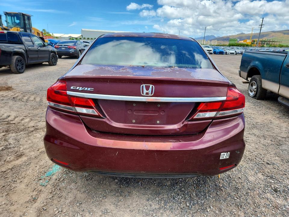 Photo 6 from auction – 2013 HONDA CIVIC with VIN 2HGFB2F51DH523923