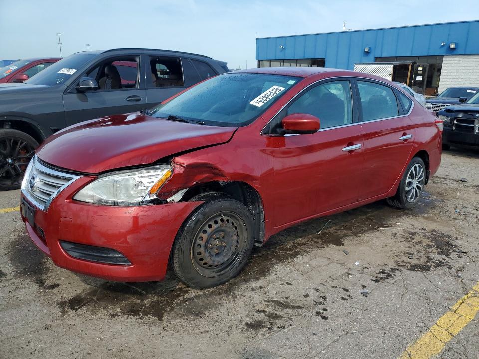 NISSAN SENTRA 2015 with VIN 3N1AB7AP4FL669678 - Photo from auction