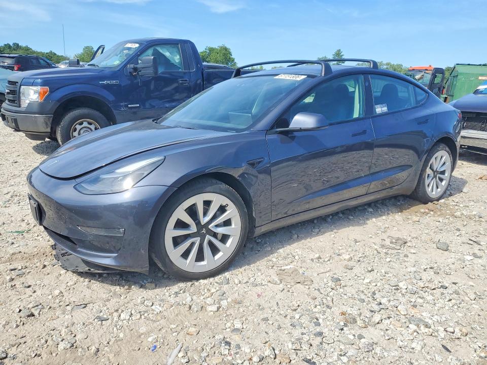TESLA MODEL 3 2022 with VIN 5YJ3E1EB0NF193645 - Photo from auction