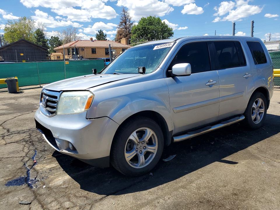 HONDA PILOT 2013 with VIN 5FNYF4H59DB042571 - Photo from auction
