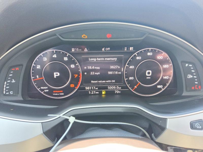 Photo 9 from auction – 2019 AUDI Q7 with VIN WA1LHAF71KD026709