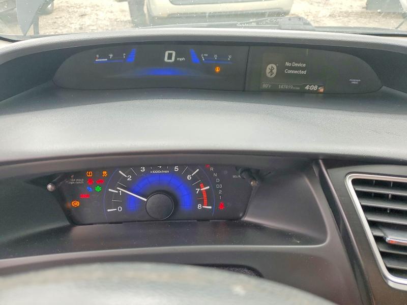 Photo 9 from auction – 2013 HONDA CIVIC with VIN 2HGFB2F59DH591029