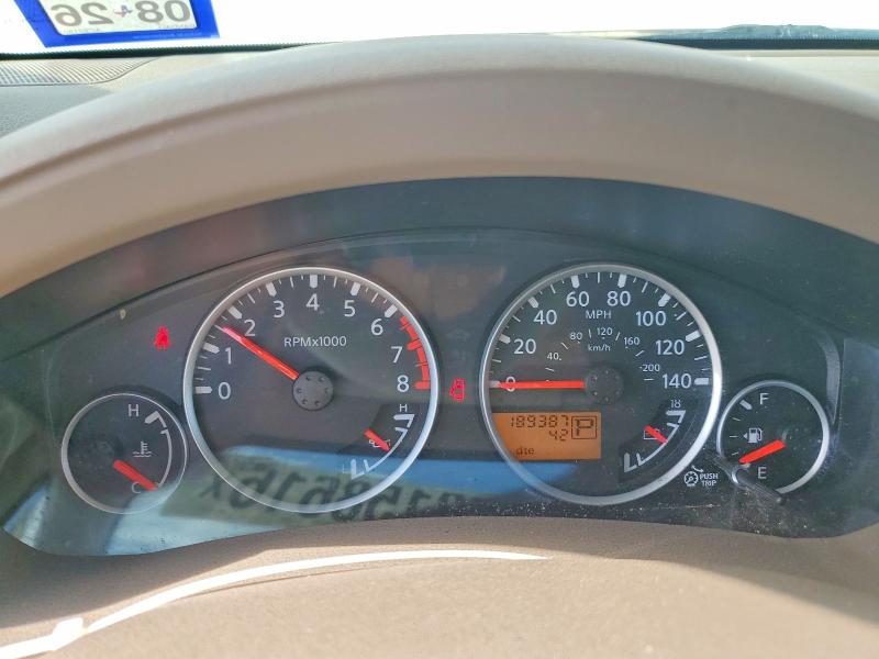 Photo 9 from auction – 2010 NISSAN PATHFINDER with VIN 5N1AR1NN3AC621801