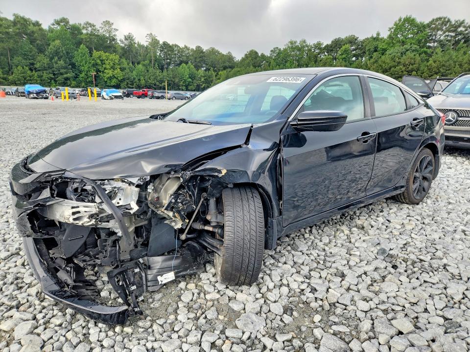 HONDA CIVIC 2020 with VIN 19XFC2F86LE015740 - Photo from auction