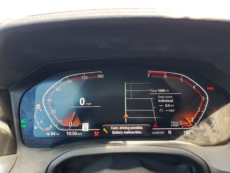 Photo 9 from auction – 2020 BMW 330I with VIN 3MW5R1J00L8B31775