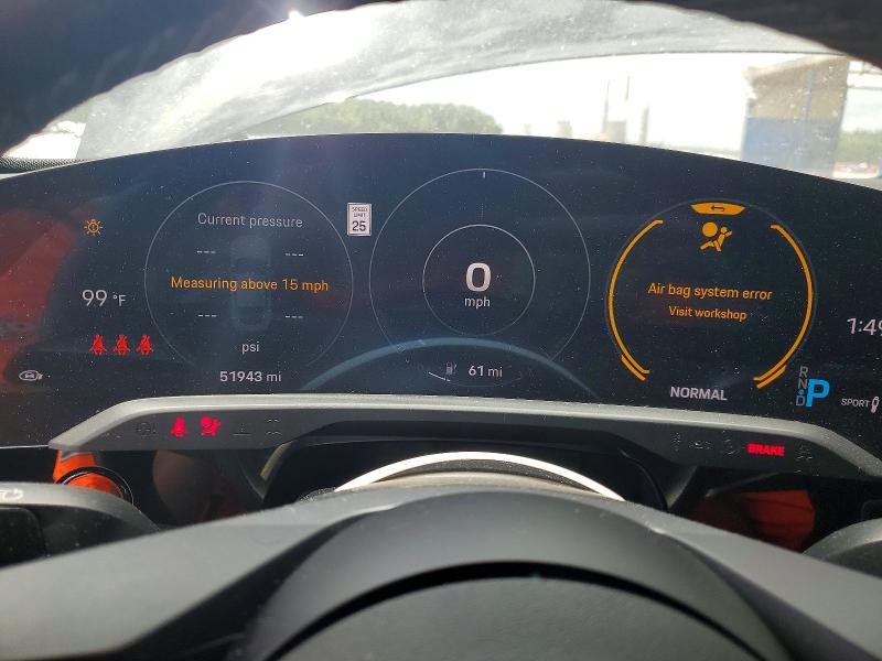 Photo 9 from auction – 2022 PORSCHE TAYCAN with VIN WP0AA2Y19NSA12219