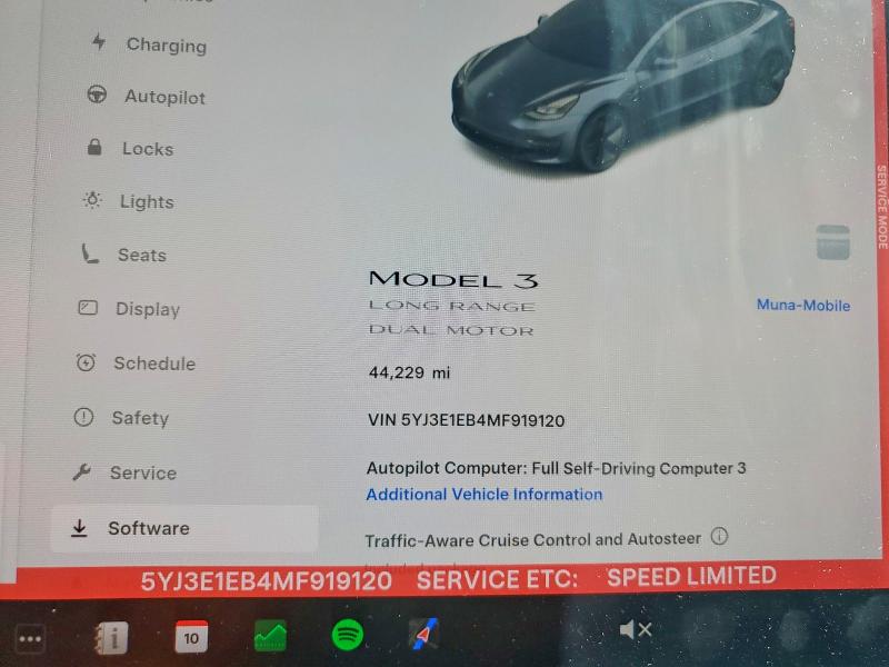 Фото 9 с аукциона – 2021 TESLA MODEL 3 с VIN 5YJ3E1EB4MF919120