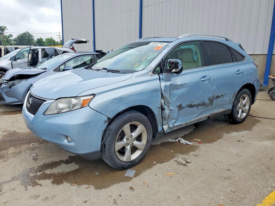 LEXUS RX 2010 with VIN 2T2BK1BA1AC022459 - Photo from auction