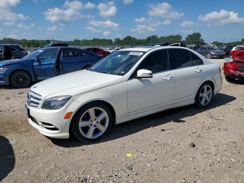 MERCEDES-BENZ C 2011 with VIN WDDGF5EB9BR180667 - Photo from auction