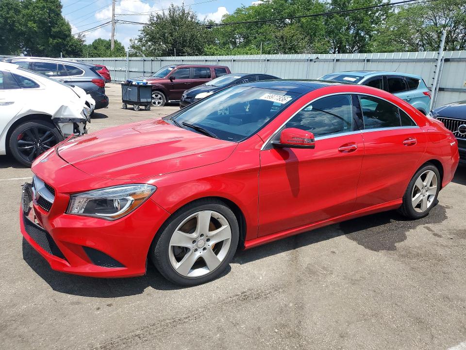 MERCEDES-BENZ CLA 2015 with VIN WDDSJ4EB1FN263381 - Photo from auction