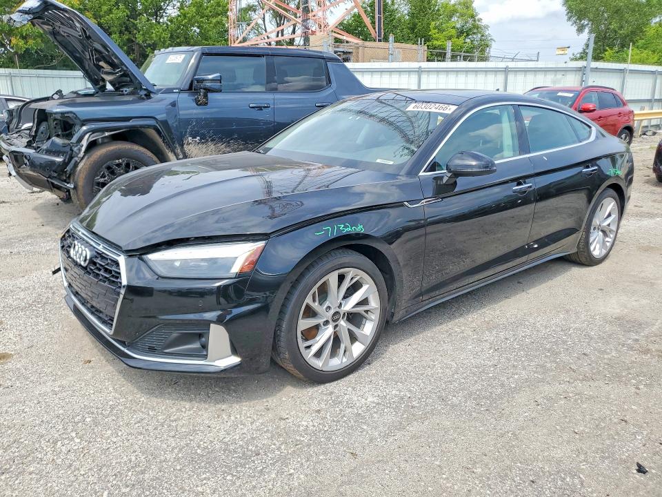 AUDI A5 2023 with VIN WAUCBCF58PA010319 - Photo from auction