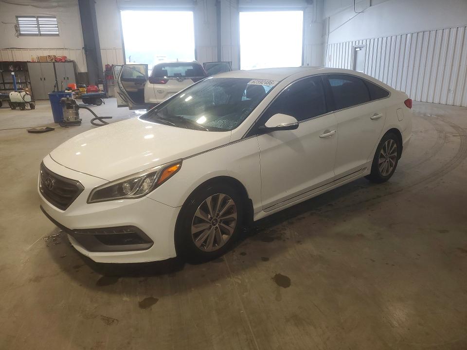 HYUNDAI SONATA 2017 with VIN 5NPE34AF2HH561399 - Photo from auction