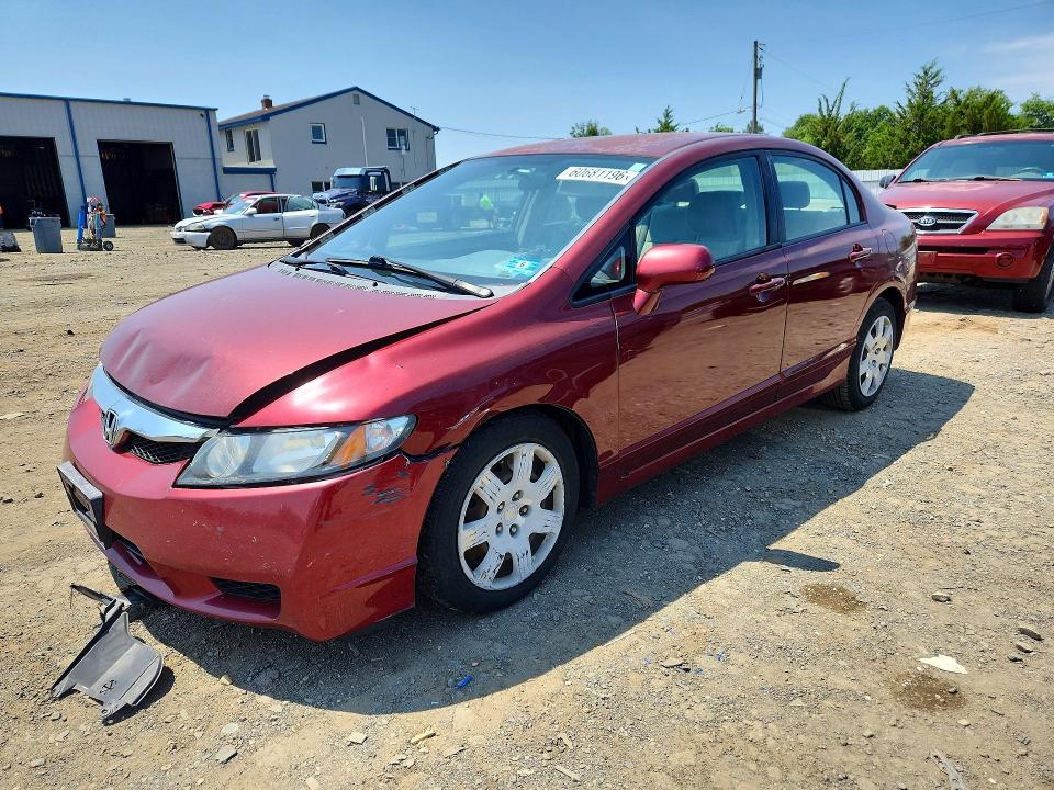 Photo 1 from auction – 2010 HONDA CIVIC with VIN 2HGFA1F55AH546792