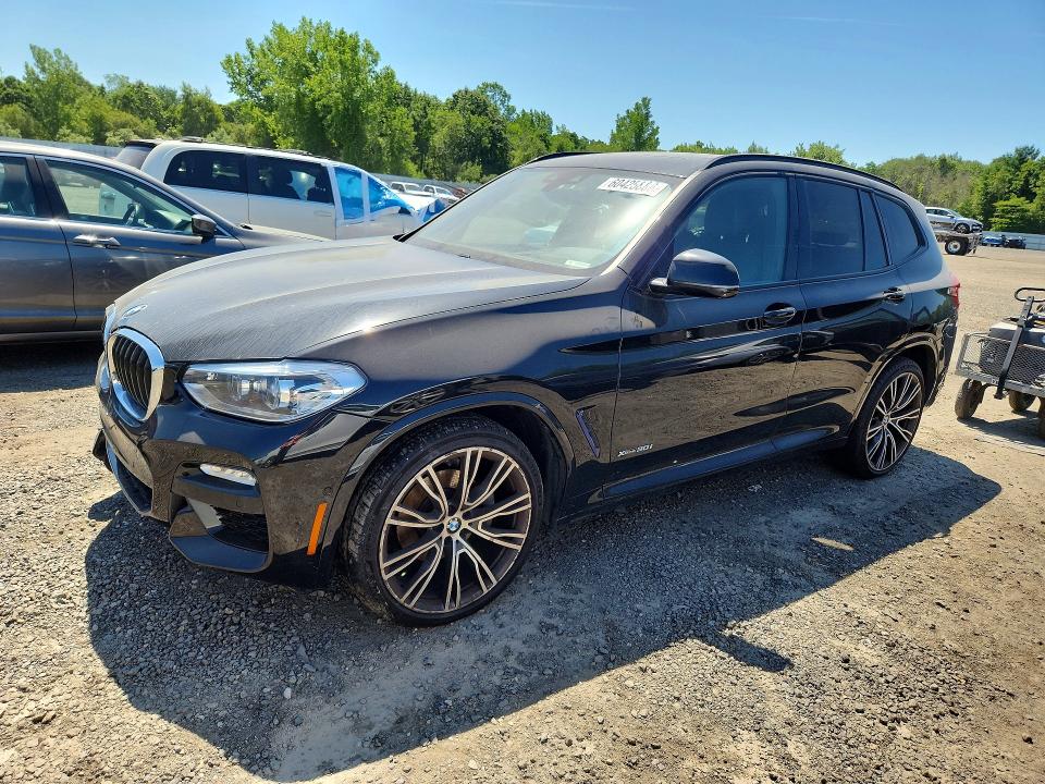 BMW X3 2018 with VIN 5UXTR9C52JLC74722 - Photo from auction