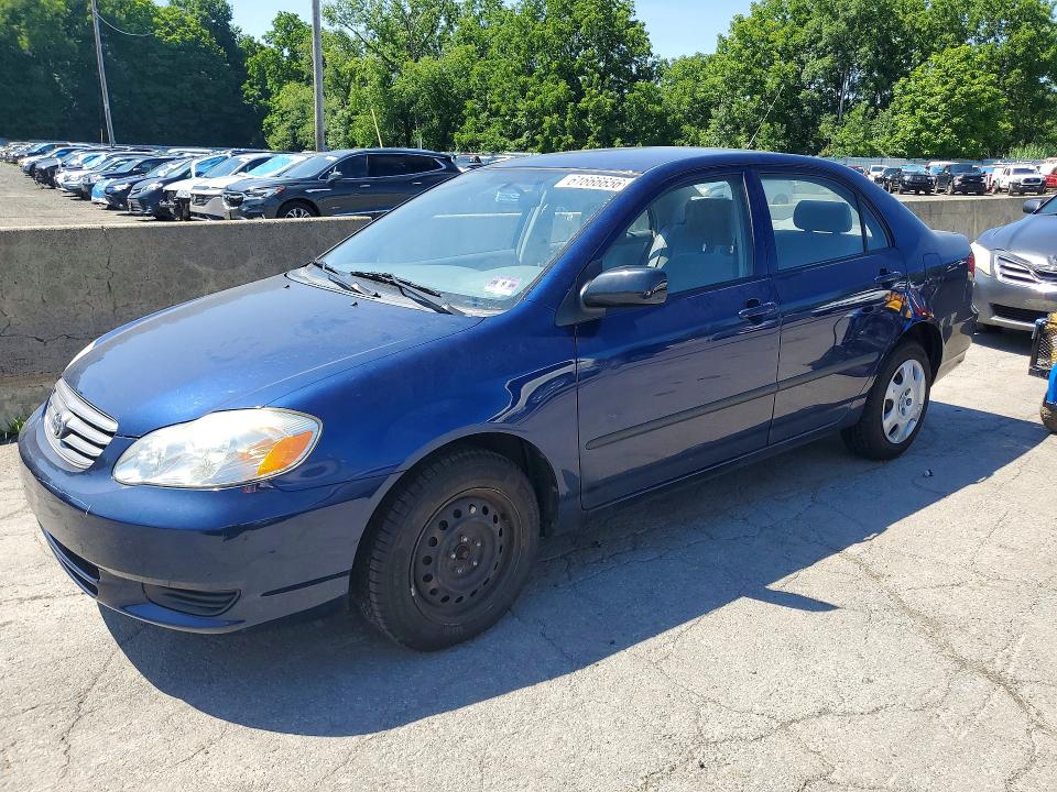 TOYOTA COROLLA 2003 with VIN JTDBR32E830011583 - Photo from auction