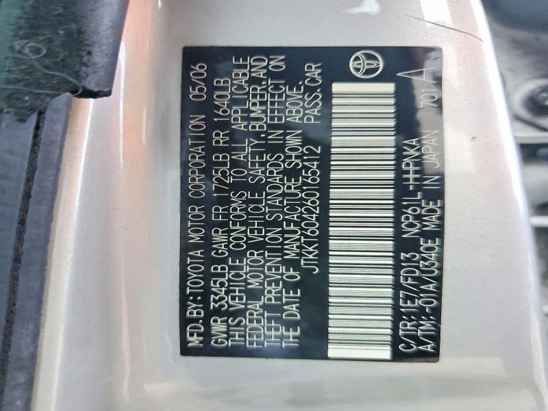 Фото 14 с аукциона – 2006 SCION XA с VIN JTKKT604260165412