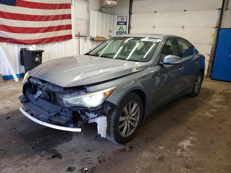 INFINITI Q50 2014 with VIN JN1BV7AR8EM686050 - Photo from auction