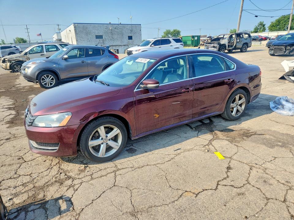 VOLKSWAGEN PASSAT 2013 with VIN 1VWBN7A37DC059057 - Photo from auction
