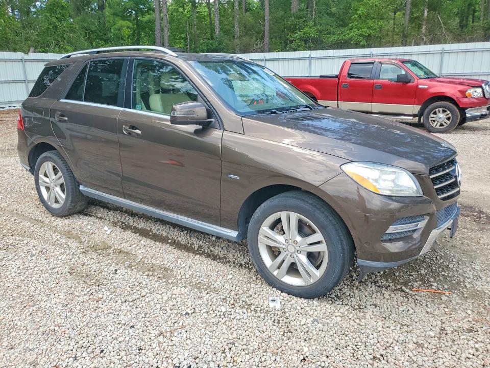 Photo 4 from auction – 2012 MERCEDES-BENZ ML with VIN 4JGDA2EB9CA011853
