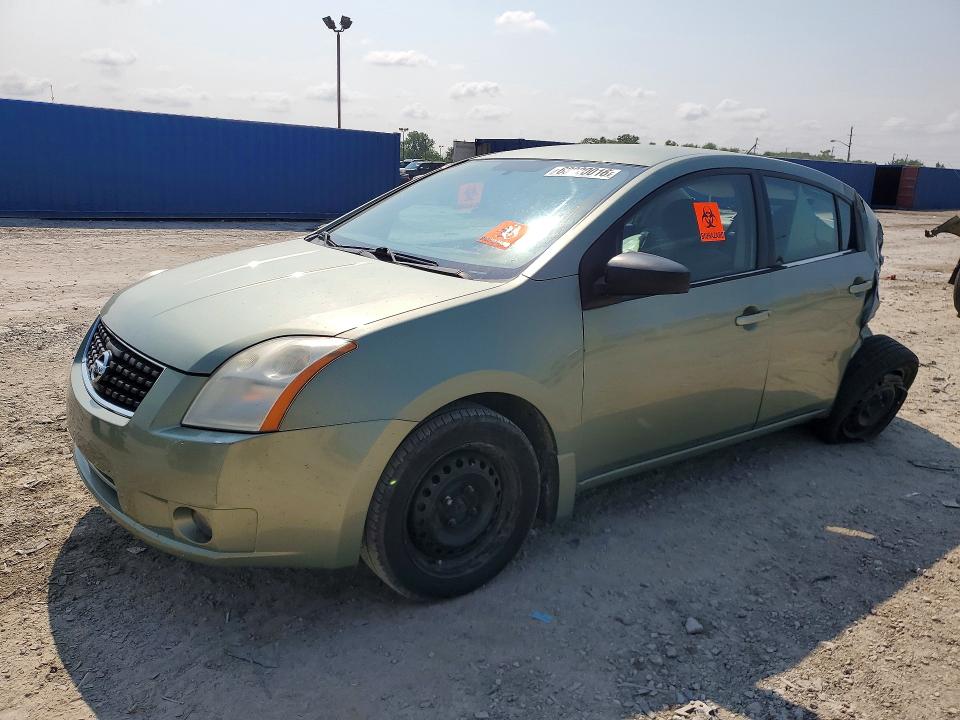 NISSAN SENTRA 2008 with VIN 3N1AB61EX8L726252 - Photo from auction