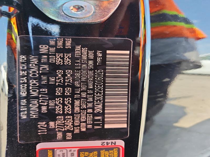 Photo 14 from auction – 2025 HYUNDAI TUCSON with VIN 3KMJE3DE2SE016026