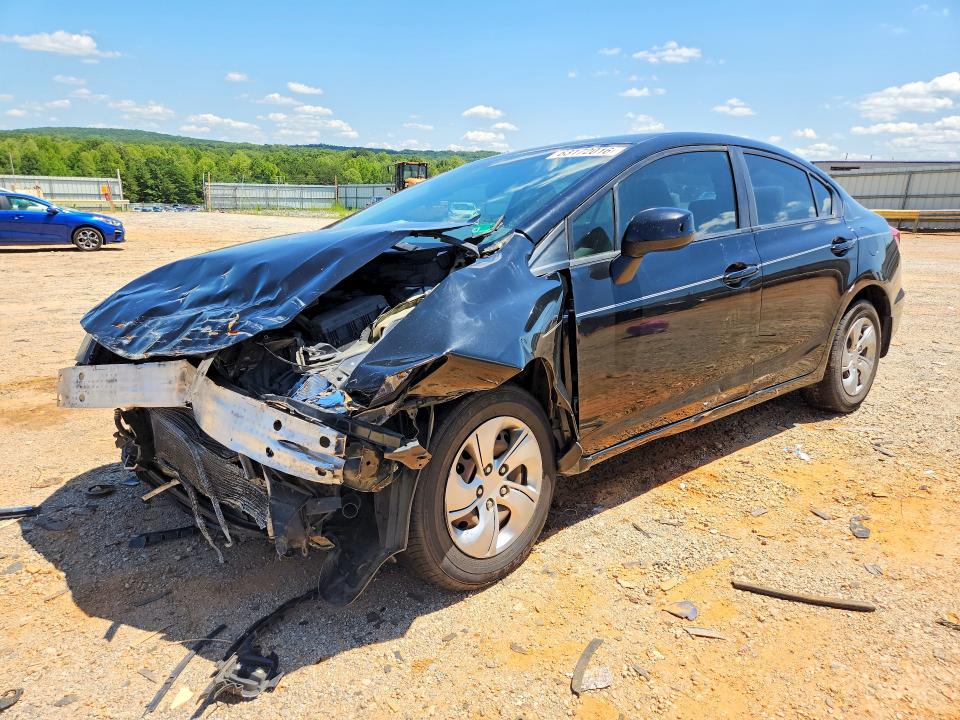 HONDA CIVIC 2013 with VIN 2HGFB2F59DH565143 - Photo from auction