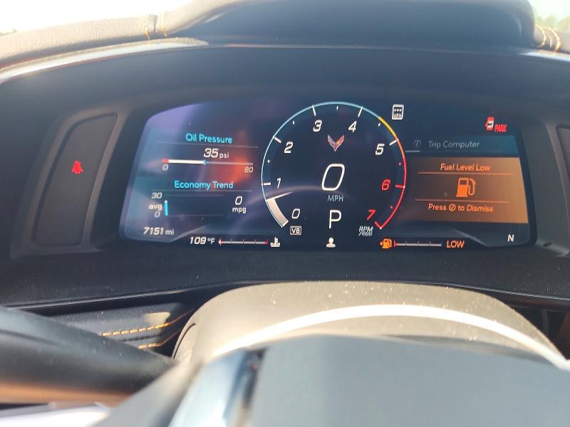 Photo 9 from auction – 2022 CHEVROLET CORVETTE with VIN 1G1YB2D48N5118435