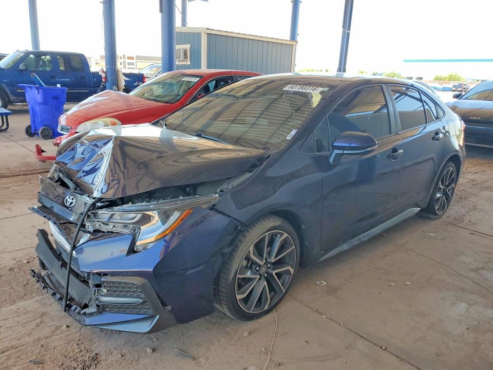 TOYOTA COROLLA 2022 with VIN JTDS4MCE1NJ088201 - Photo from auction