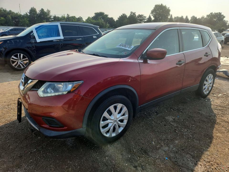 NISSAN ROGUE 2016 with VIN KNMAT2MV4GP601913 - Photo from auction