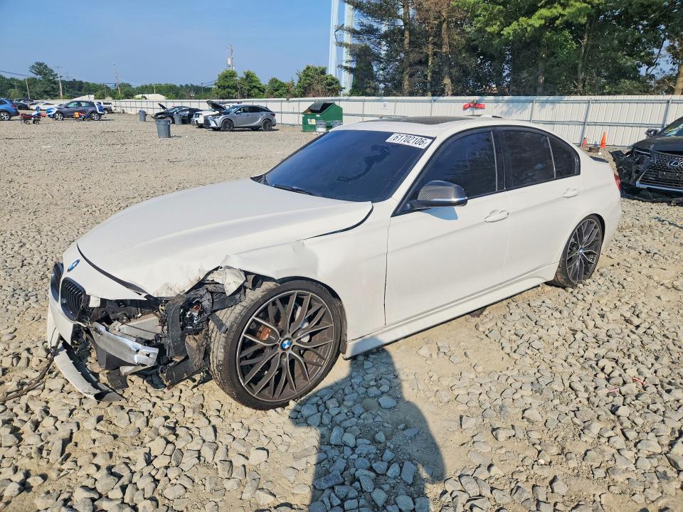 BMW 335 2013 with VIN WBA3A9G5XDNP37969 - Photo from auction