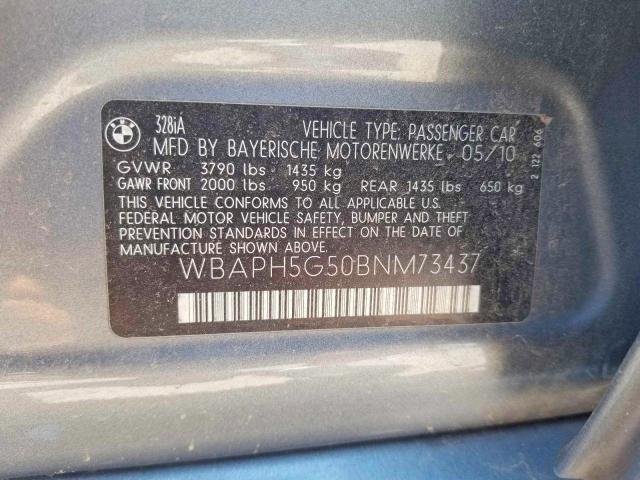Photo 9 from auction – 2011 BMW 328 with VIN WBAPH5G50BNM73437