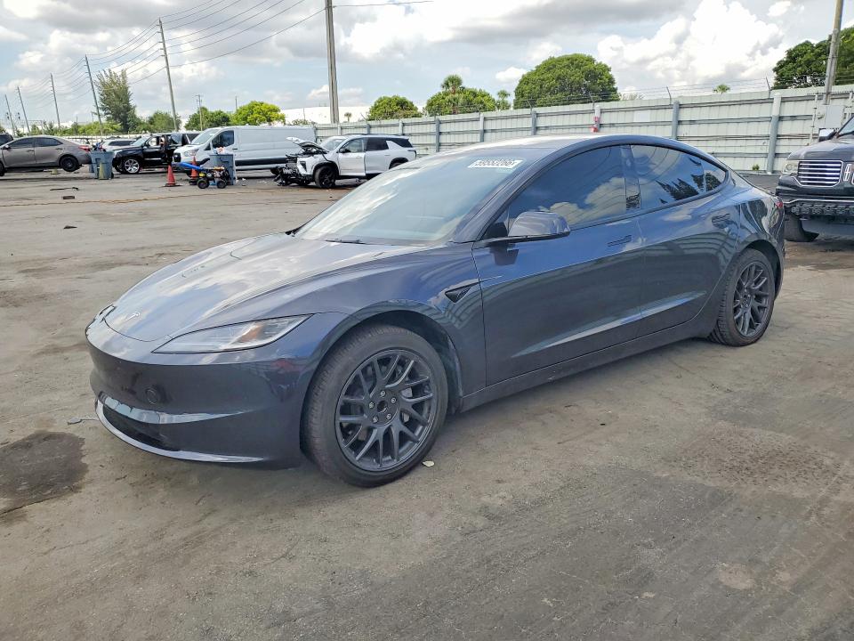TESLA MODEL 3 2025 with VIN 5YJ3E1EA3SF899933 - Photo from auction