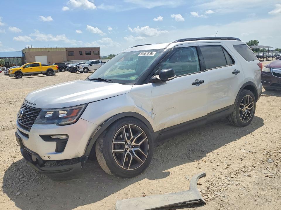 FORD EXPLORER 2018 with VIN 1FM5K8GT7JGA21222 - Photo from auction