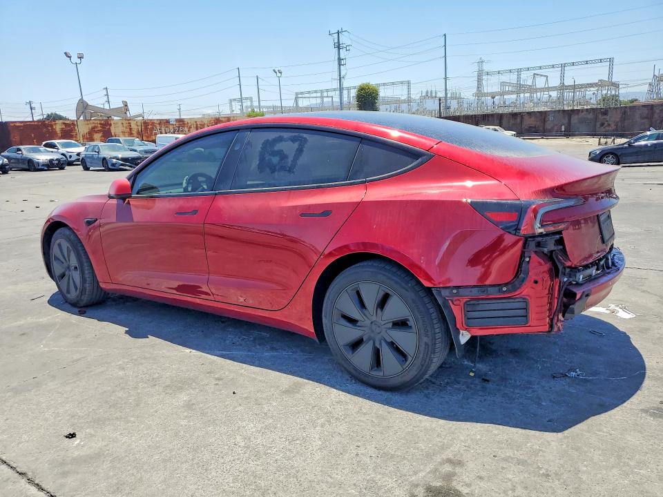 Photo 2 from auction – 2025 TESLA MODEL 3 with VIN 5YJ3E1EA5SF012901