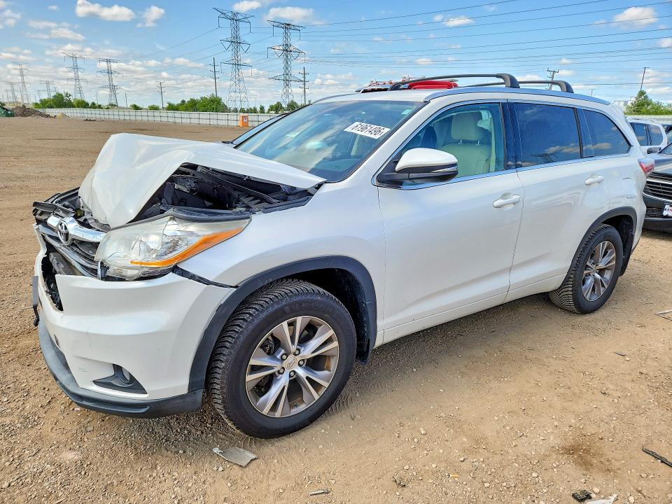 TOYOTA HIGHLANDER 2014 con VIN 5TDJKRFH5ES069416 - Foto de la subasta