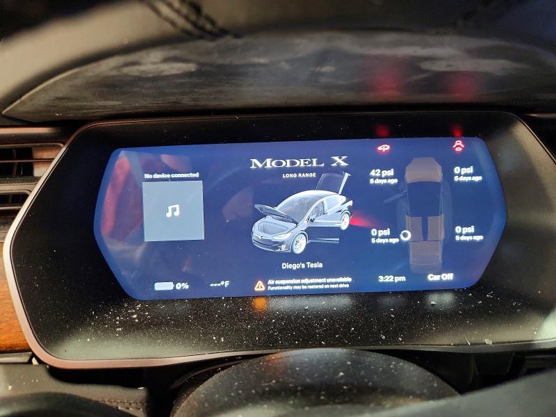 Photo 9 from auction – 2019 TESLA MODEL X with VIN 5YJXCDE21KF181993
