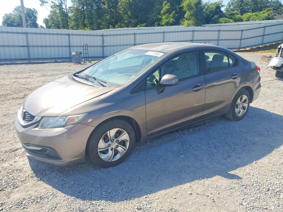 HONDA CIVIC 2013 with VIN 2HGFB2F51DH565184 - Photo from auction