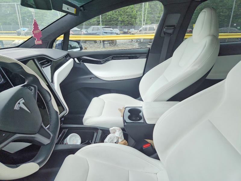 Photo 7 from auction – 2021 TESLA MODEL X with VIN 5YJXCDE28MF309925