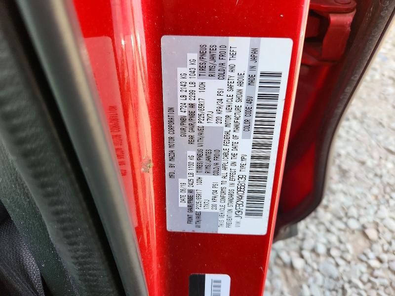 Photo 14 from auction – 2019 MAZDA CX-5 with VIN JM3KFBCM4K0658139