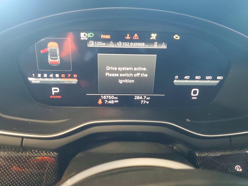 Photo 9 from auction – 2024 AUDI S5 with VIN WAUY4GF59RN002250