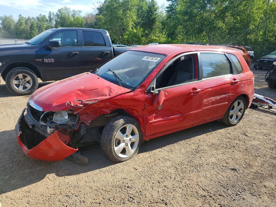 KIA SPECTRA 2009 with VIN KNAFE241095023169 - Photo from auction