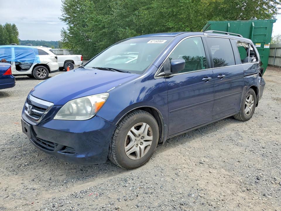 HONDA ODYSSEY 2007 with VIN 5FNRL38767B047191 - Photo from auction