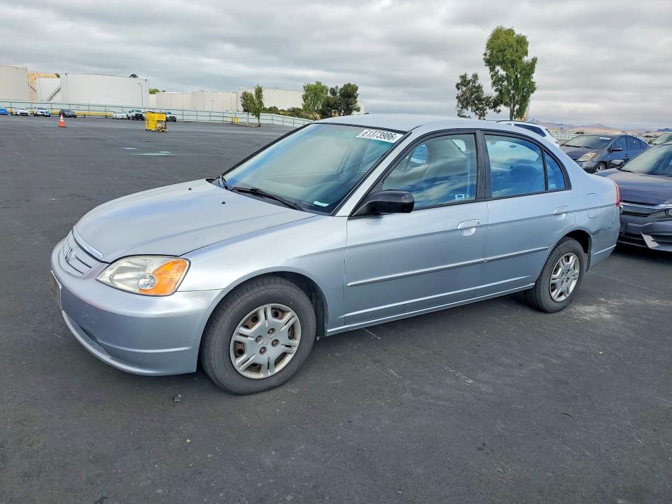 HONDA CIVIC 2002 with VIN 2HGES16502H607184 - Photo from auction